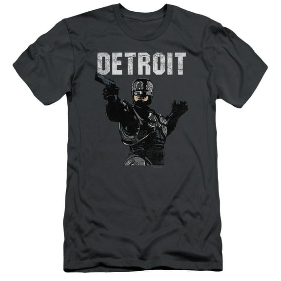 Robocop Detroit Adult 30/1 T-Shirt Charcoal