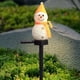 thumbnail image 5 of 2X MuñEco de Nieve Luces Solares Navidad con Energía Solar LED MuñEco de Nieve Decoración de Luz Lámparas de Estaca de Jardín Al Aire Libre Navidad Amarillo, 5 of 6