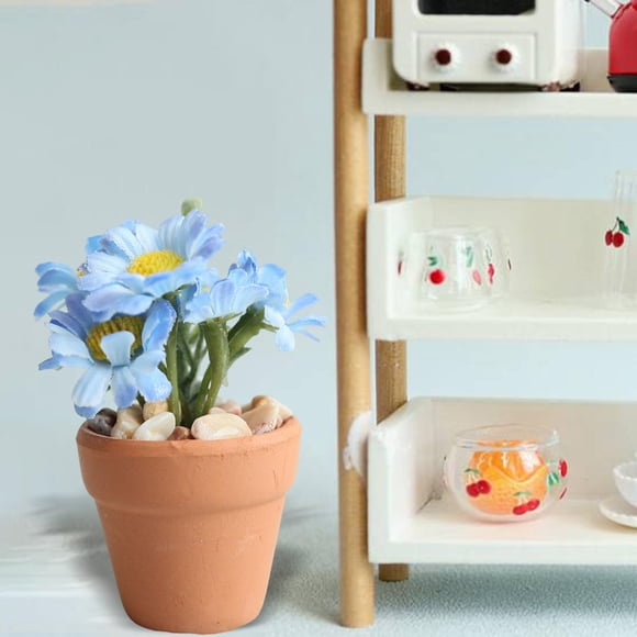 Modelo de bonsái artificial Hugo Rojo 1:6 Micro paisaje decoración jardín