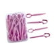 thumbnail image 2 of Protector de uñas acrílicas portátil, con forma de C para facilitar la aplicación del esmalte. Rosa, 2 of 9