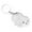 Lop eared rabbit, variant on Pet Hair Keepsake Storage Bottle Dog Hair Holder Featuring a Blush Rabbit Design As a Memorial Gift for Owners