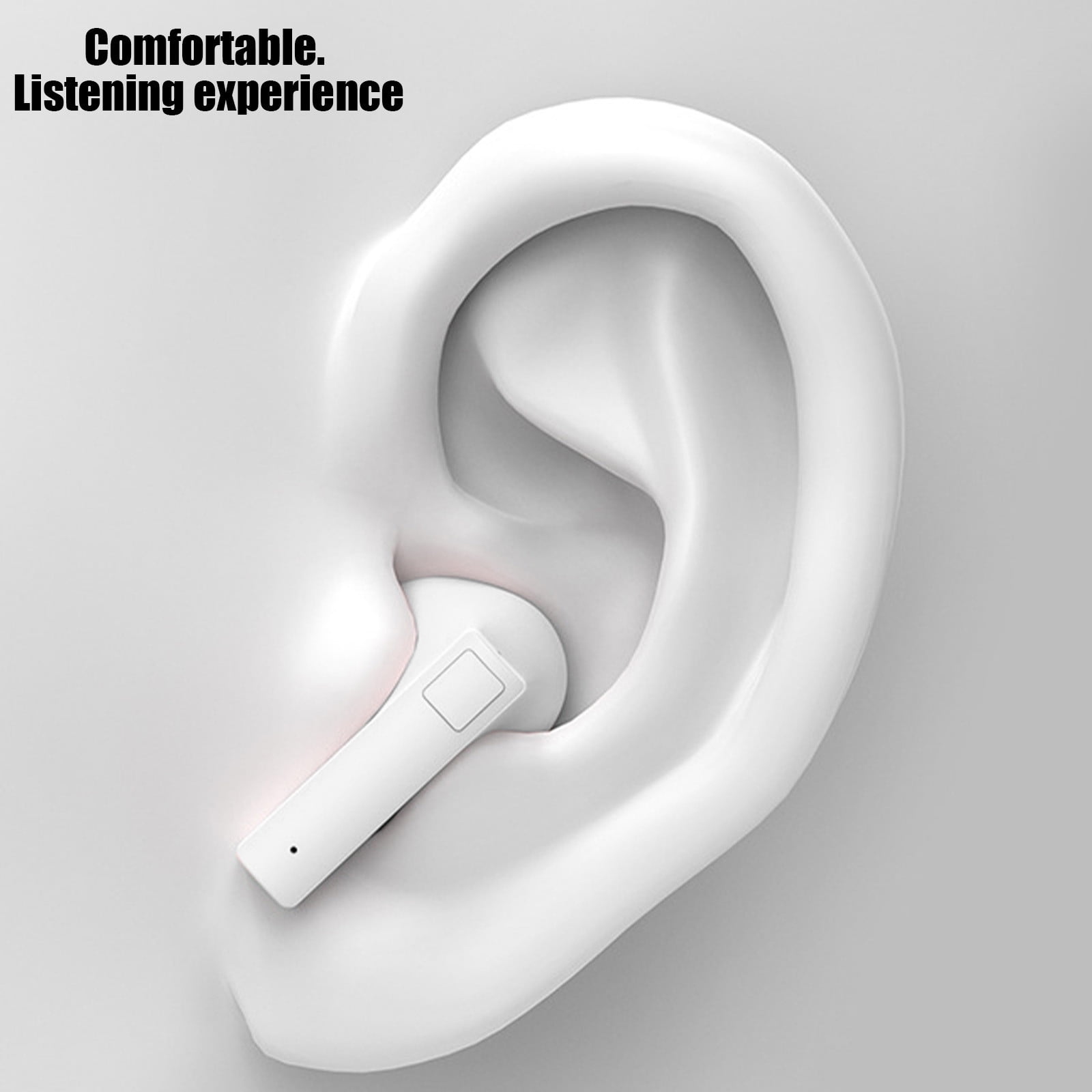 Studio Buds - True Wireless Noise Cancelling Earbuds - Compatible with IOS & Android, Built-in Microphone, IPX4 Rating, Sweat Resistant Earphones, Class 1 Bluetooth Headphones - White