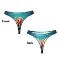 thumbnail image 3 of Kdxio String Motif Pieuvre sous-Marine Sans Couture pour Femmes - String Taille Basse Invisible Extensible Culottes Respirantes pour Femmes-TTG, 3 of 6