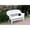 White, variant on Jeco White Wicker Patio Love Seat