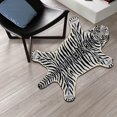 thumbnail image 4 of Clearance! Upgraded Leopard Print Rug,Bath Mat for Bathroom Cartoon Cheetah Tiger Door Non Slip Animals Printed Area Rug Absorbent Bathtub Playroom Shower Rugs 17"X29" E, 4 of 6
