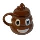 thumbnail image 1 of Taza de café Poop Emoji Taza de cerámica con forma de caca marrón Tazas grandes lindas y divertidas, 1 of 6