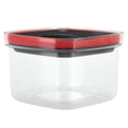 thumbnail image 2 of Contenedor hermético para almacenar alimentos, transparente y con tapa para arroz de grano mixto, color negro, 600 ml., 2 of 14