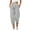 *Gray, variant on Women's Drawstring Waffle Capri Joggers, Summer Stretchy Cropped Pants For Women , Ladies' Running Gym Trousers with Pockets,Gray,S-2XL