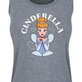 thumbnail image 3 of Disney Princess - Cinderella Kiss - Women's Racerback Tank Top, 3 of 5