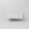 thumbnail image 5 of Castor 48 in W White Single Bath Vanity and White Quartz Top, 5 of 10