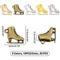thumbnail image 4 of 50Pcs Ice Skates Charms Skating Shoes Pendants Tibetan Alloy Vintage Skates Shape Pendants, 4 of 9