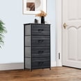 thumbnail image 6 of Uforic 4-Drawer Dresser, Organizer Unit for Adult for Bedroom, Living Room, Charcoal Black, 6 of 6