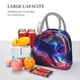 thumbnail image 5 of Disketp Cosmic Cat Psychedelic Journey Bolsa Térmica para Almuerzo, Lonchera con Abertura Amplia y Gran Capacidad, Organizador Reutilizable para Mujeres, Hombres y Adultos, 5 of 6