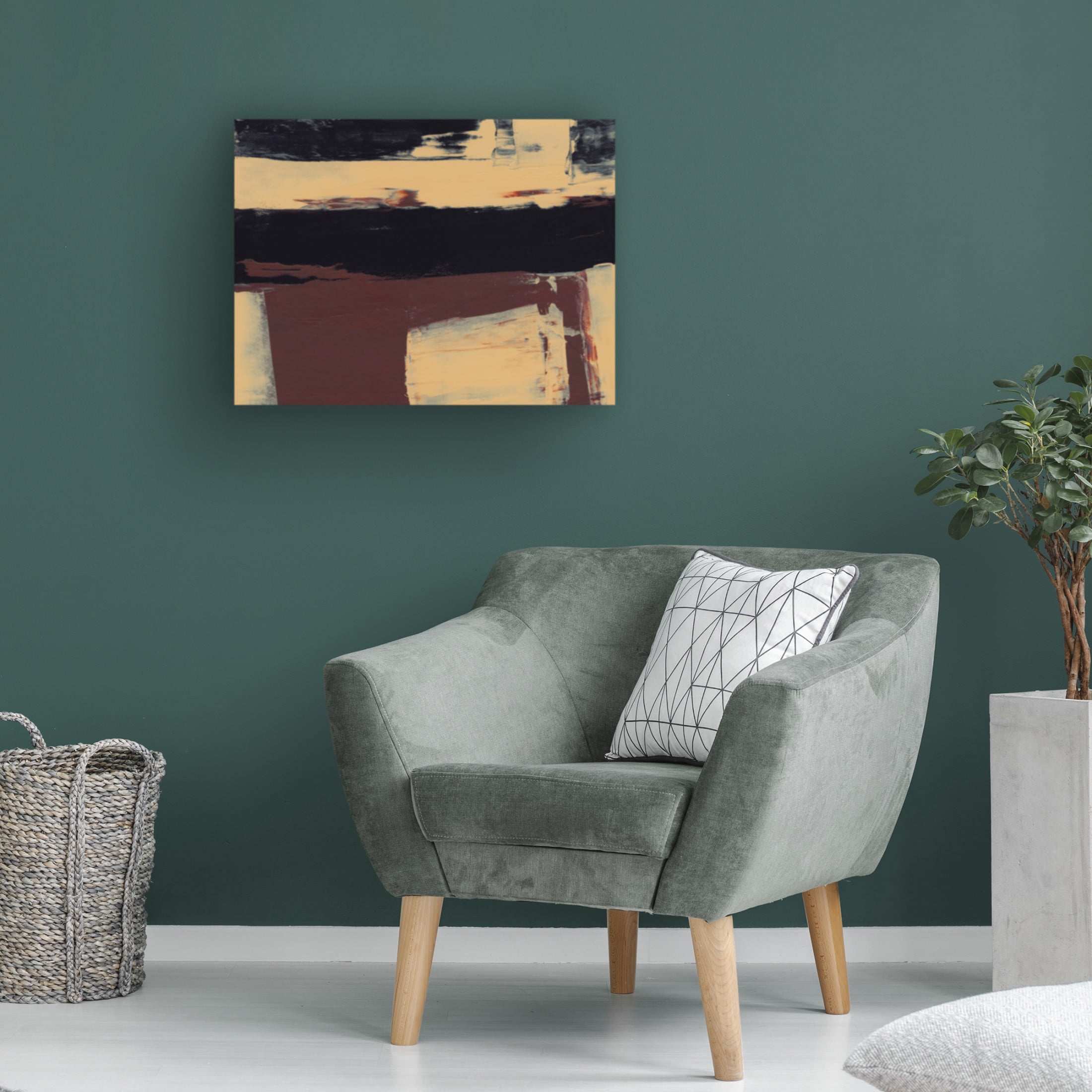 Trademark Fine Art Sharon Gordon  Abstract Squared II Canvas Wall Art