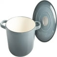 thumbnail image 3 of 5 Quart Enameled Cast Iron Round Dutch Oven, Slate Gray, 3 of 6