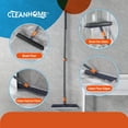 thumbnail image 2 of CLEANHOME Squeegee Push Broom – Water-Removing Scraper with Adjustable Handle for Tile/Hard-Floor Cleaning in Garage, Deck, Bathroom & Kitchen, 2 of 5