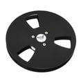 thumbnail image 1 of 1  4 5 Inch Empty Tape Reel Lightweight Universal Part for Sound Recording Aluminum Alloy 3 Hole Design, 1 of 7