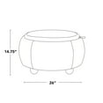 thumbnail image 3 of LumiSource Tray Pouf Storage Ottoman, 3 of 11