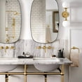 thumbnail image 3 of Moen Yb0586 Colinet 7-1/2" Wall Mounted Towel Ring - Gold, 3 of 3