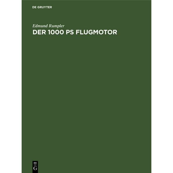 Der 1000 PS Flugmotor, (Hardcover)