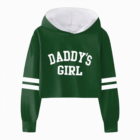 NLOMOCT Girls Long Sleeve Hooded Sweatshirt Graphic Hoodie Cute Pullovers Tops Cute Tween Sweatshirt for Kids Girl Sweatshirts,Green,10-12 Years