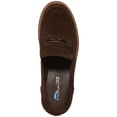 thumbnail image 3 of Aqua College Women's Brown Suede Daria Waterproof Penny Loafers Size 6, 3 of 5