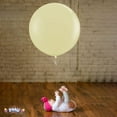 thumbnail image 5 of PMU Premium Latex Balloons - Jumbo Size Balloons for Birthdays, Wedding Parties, Baby Shower, Indoor & Outdoor Party Events & Decoration Supplies - Made in USA, 36 Inch Ivory Blush, Pkg/6, 5 of 7