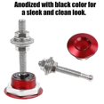 thumbnail image 2 of Enl012 Universal Aluminum Alloy 30mm Vehicle Hood Lock Cover Anti-theft Design 53mm Screw - Blue, 2 of 4