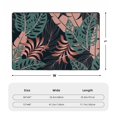 thumbnail image 7 of YFYANG 36"x24" Non-Slip Flannel Carpet Doormat, Living Room Bedroom Office Decorative Area Rugs, Indoor Vintage Abstract Leaf Texture Floor Mats, 7 of 7