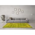 thumbnail image 3 of Ahgly Company Machine Washable Indoor Rectangle Oriental Yellow Asian Inspired Area Rugs, 4' x 6', 3 of 4