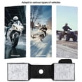 thumbnail image 6 of Uorisanigo ATV Tank-Top Saddle Bag, Waterproof White Camouflage Motorcycle Tank Bag with Water Pocket - Cargo Tank Bags Storage Luggage for ATV UTV Bicycle Snowmobile, 6 of 7