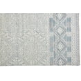 thumbnail image 3 of HomeRoots 512579 12 x 15 ft. Ivory Blue & Gray Geometric Hand Knotted Rectangle Area Rug, 3 of 5