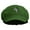 Lime, variant on Number 4 Embroidered Cotton Elastic Big Size Newsboy Cap - Red 2XL-3XL