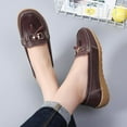 thumbnail image 6 of Women Penny Loafer Casual Comfort Slip on Shoes Walking Flat Driving Wide Width Shoes Ladies, 6 of 15