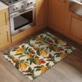 thumbnail image 2 of 2x3 Ft Entryway Area Rug, Banana Pineapple Kitchen Rug Runner Washable Floor Mat, Summer Tropical Fruit Botanical Non Slip Indoor Door Mat Throw Carpet for Bathroom Living Room Bedroom, 2 of 8