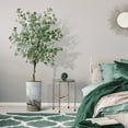 thumbnail image 5 of Artificial Tree in Modern Granite Effect Planter, Fake Eucalyptus Silk Tree for Indoor and Outdoor Home Decoration - 66" Overall Tall (Plant Pot Plus Tree), 5 of 5