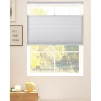 Arlo Blinds White Room Darkening Top Down Bottom Up Deluxe Cordless Cellular Shades - Size: 24"W x 60"H, Cordless Honeycomb Blinds