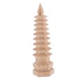 thumbnail image 6 of HEMOTON Wooden Wenchang Tower Figurine for Decoration with Artisan Craftsmanship and NineTier Design 4.5 Inches Tall, 6 of 8