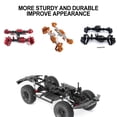 thumbnail image 3 of ZheElen Aluminum Alloy Front And Rear Axle Housings For 1/10 Axial SCX10 Crawler Red, 3 of 6