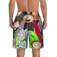 thumbnail image 3 of Rick And Morty Mens Swim Trunks Quick Dry Board Shorts With Mesh Lining, Beach Shorts Swimwear Bathing Suits, 3 of 7