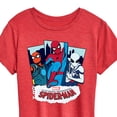 thumbnail image 3 of Marvel Your Friendly Neighborhood Spider-Man - Spider Suits - Women's Short Sleeve Graphic T-Shirt, 3 of 5