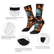 thumbnail image 4 of Fotbe Flame Metal Skull Calcetas Largas con Estampado para Hombre y Mujer – Calcetas de Compresión Transpirables y Elásticas, Viajar y Uso Diario Talla 5-11, 4 of 6