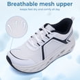 thumbnail image 5 of MAYKX Women’s Walking Shoes with Wide Toe Box & Arch Support, Orthotic Sneakers for Plantar Fasciitis, Breathable Mesh Rocker Sole Casual Shoes, 5 of 6