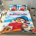 thumbnail image 1 of Un cuento americano Conjunto de sábanas temático, trío de piezas, cómodo y amigable con la piel, diseño único, regalo de decoración para el hogar para familiares, amigos y fans,140cm *210cm, 1 of 6
