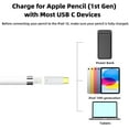 TRAHOOUSBC to Pencil Adapter for Apple Pencil 1st Generation, USB C