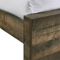 thumbnail image 2 of Maklaine Transitional Wood King Panel 6PC Bedroom Set in Walnut, 2 of 18
