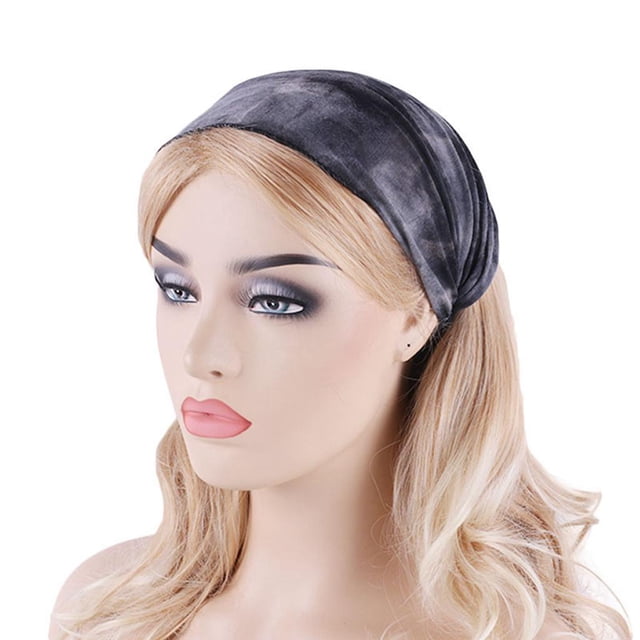 Diadema de mujer Colcomx banda para el cabello turbante negro