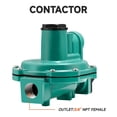 thumbnail image 4 of Roastove LP-Gas Equipment R622-DFF 2nd Stage Regulator, 9-13" W.C Spring, 3/4" x 3/4" NPT, 4 of 5