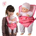 thumbnail image 3 of The New York Doll Collection Baby Doll Carrier Backpack Front and Back Accessory Fits up to 20 inch Dolls, 3 of 5