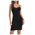 thumbnail image 1 of Vestido informal de moda con cuello en V y tirantes, corte ajustado, para mujer., 1 of 3